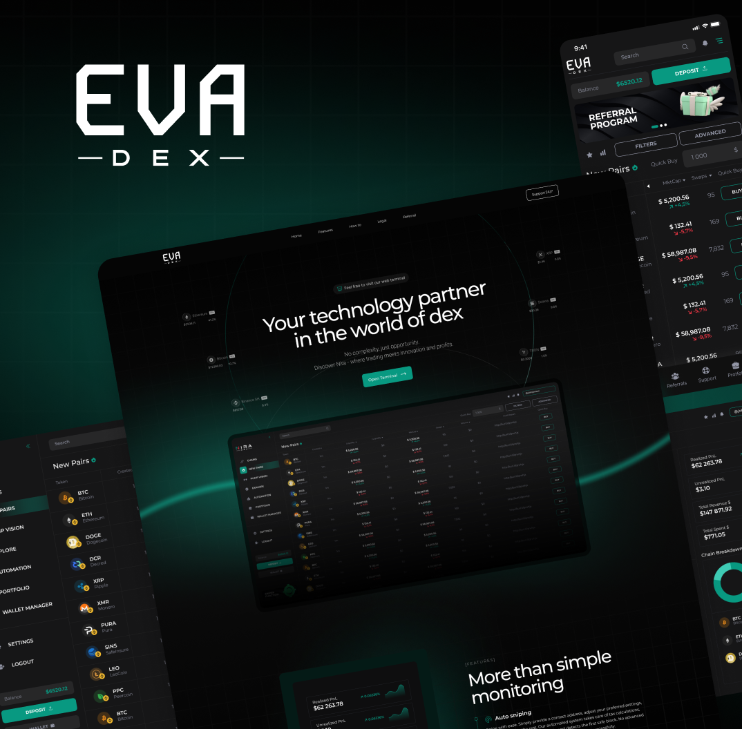 Автоматизированная DEX платформа — превью кейса