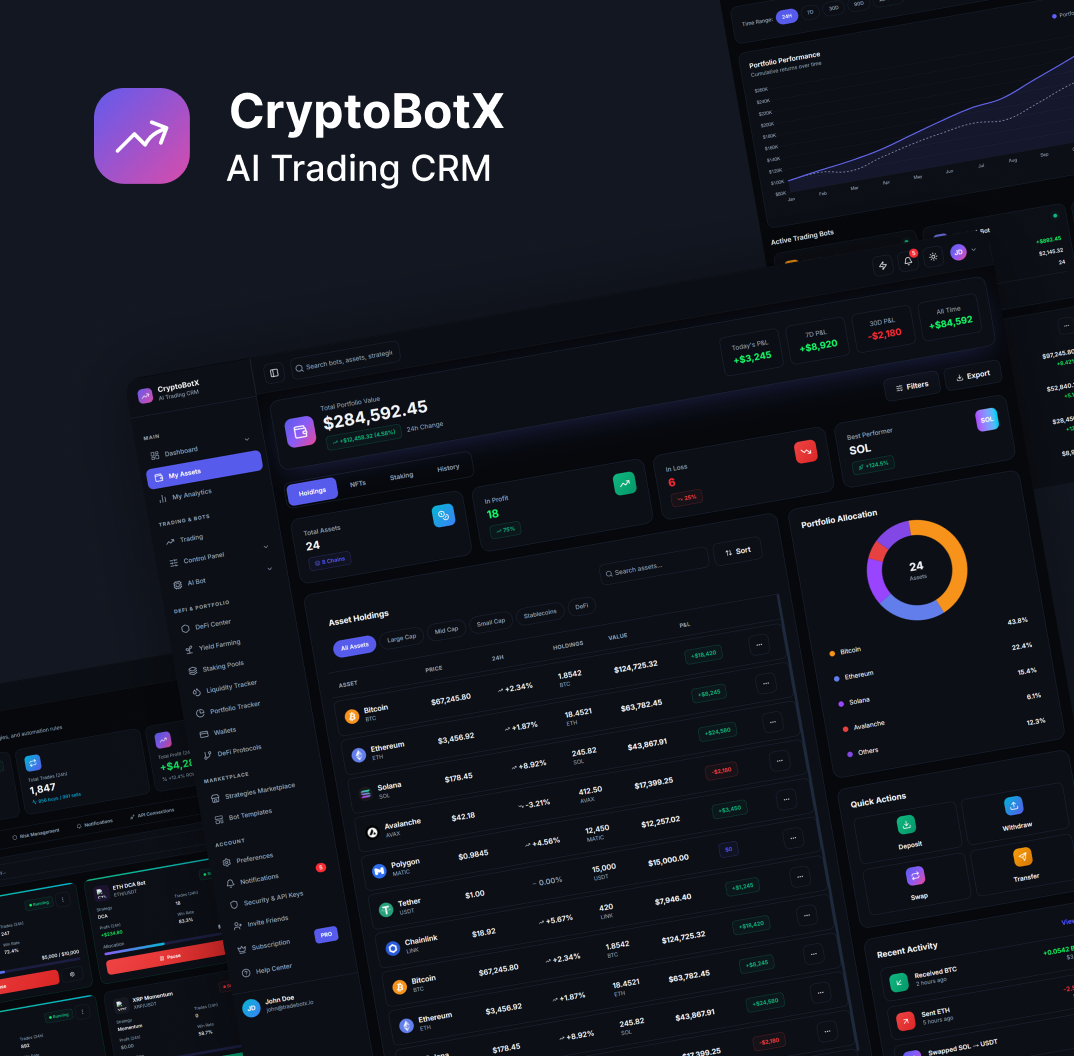 AI Trading CRM — превью кейса
