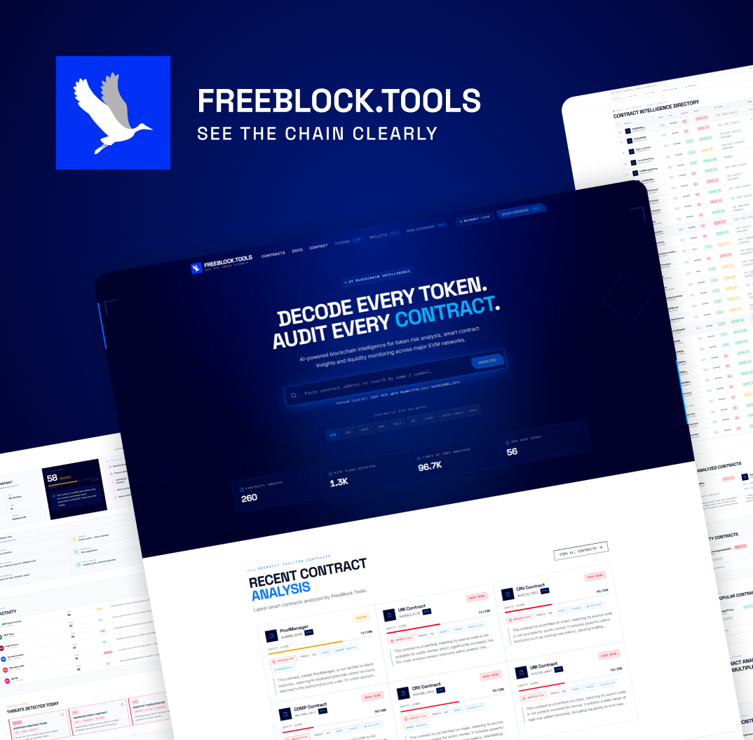 AI-powered Web3-платформа для анализа токенов и смарт-контрактов — превью кейса