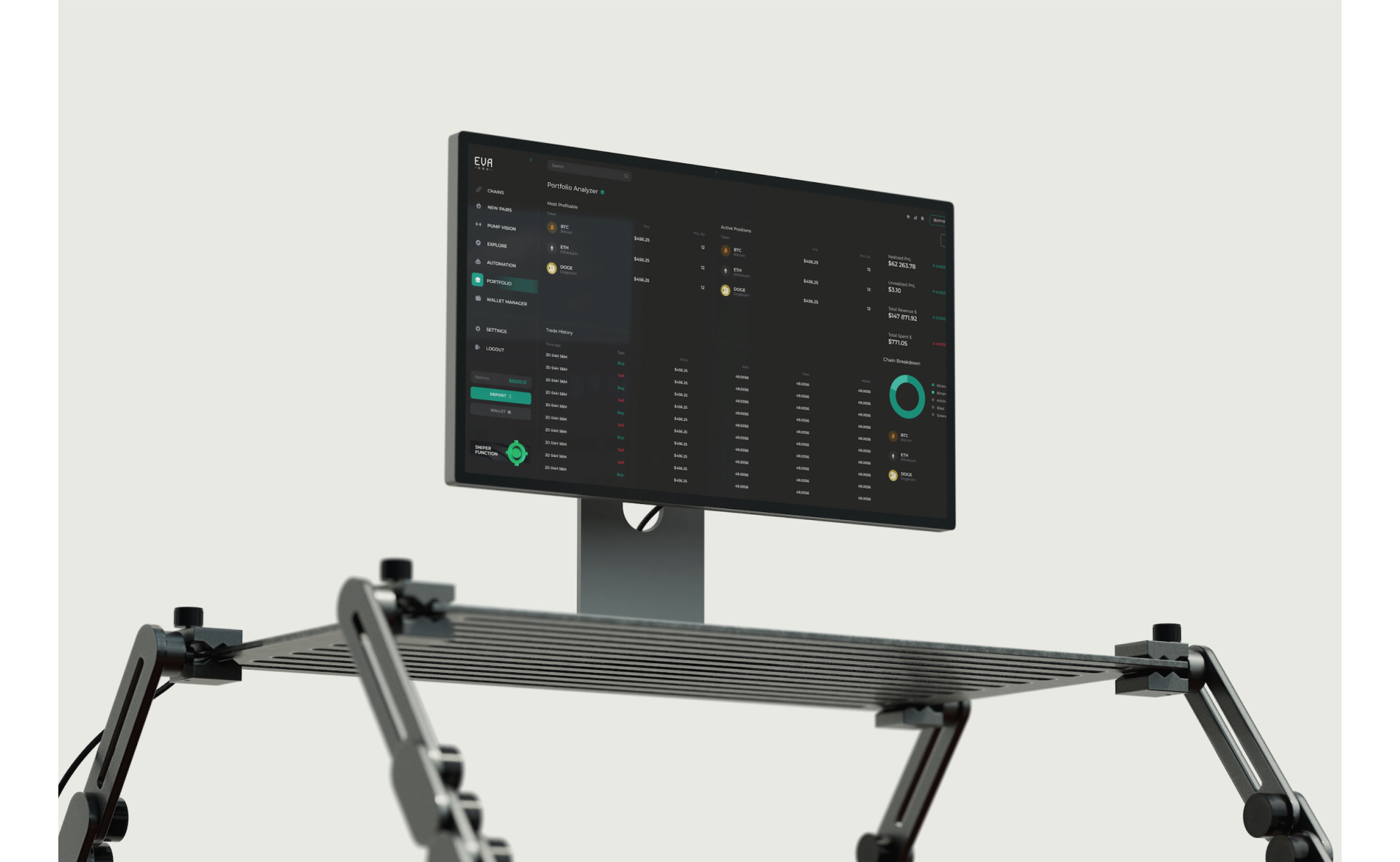 Platform for DEX trading — interface screenshot (3)