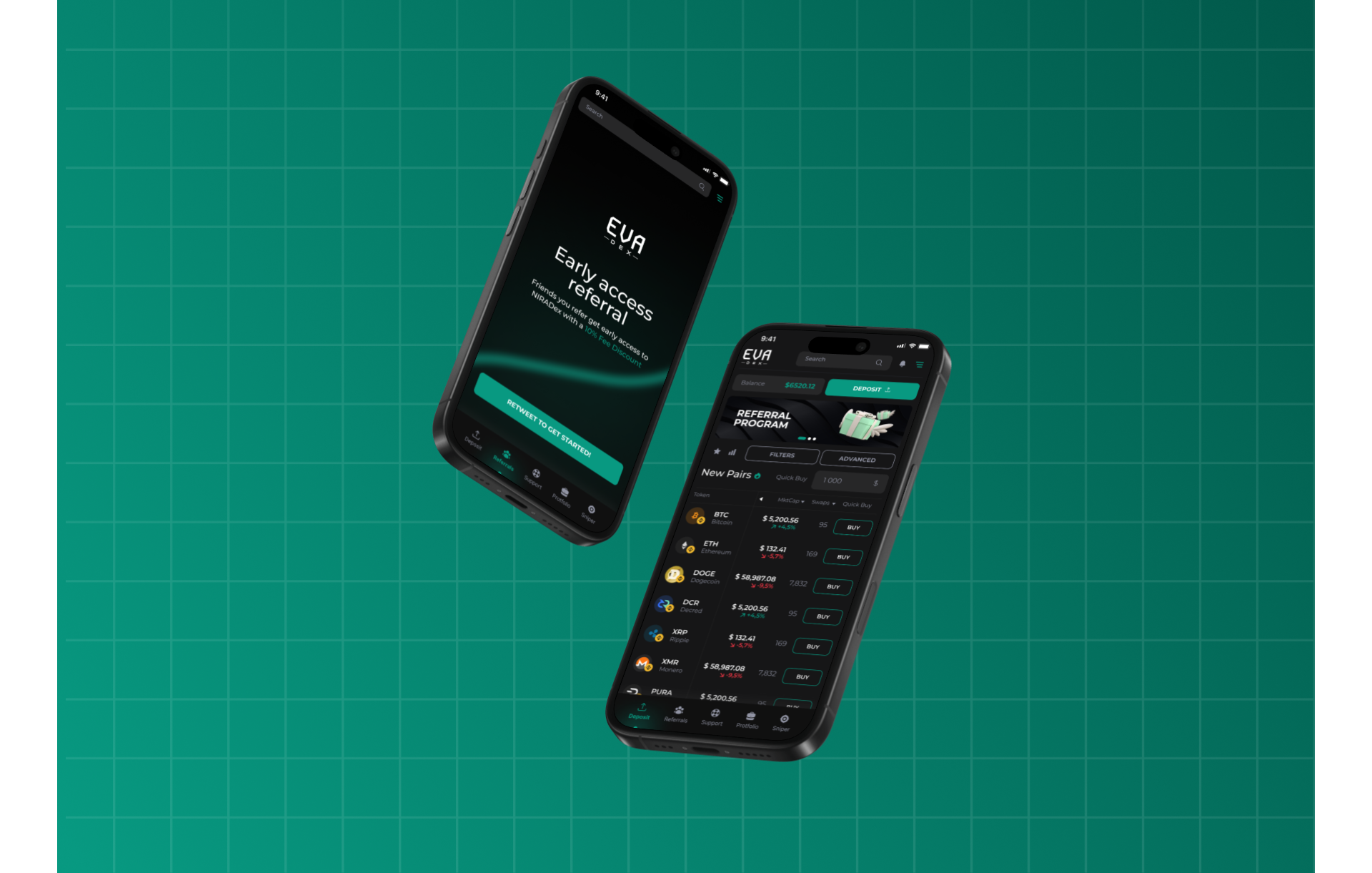 Platform for DEX trading — interface screenshot (7)