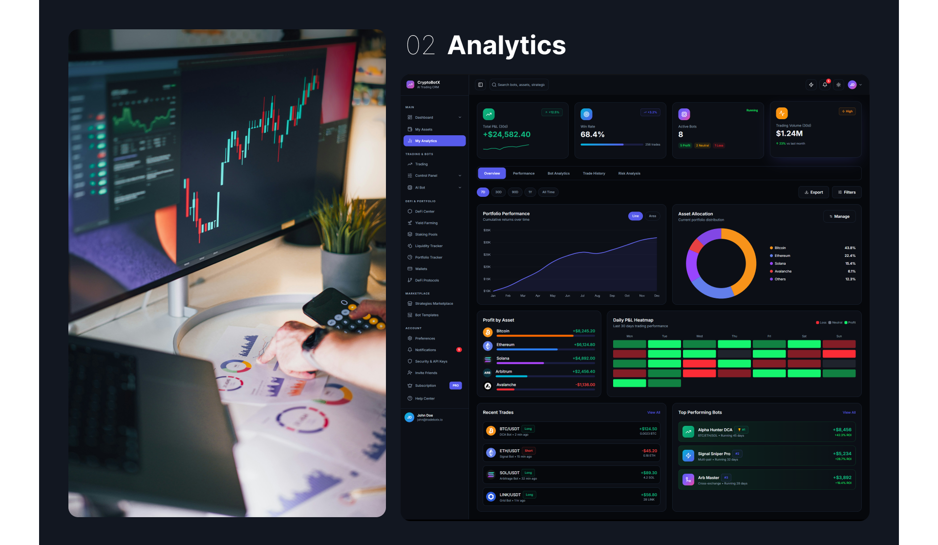 AI Trading CRM — скриншот интерфейса (2)